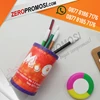 souvenir pen holder tempat alat tulis custom cetak logo full colour-6