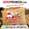 souvenir bantal & guling natal bisa bordir logo - bantal kotak-7
