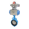 neles jamesbury pneumatic actuator butterfly valve-1