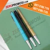 souvenir pulpen promosi besi warna cetak logo dengan stylus touch hp-7