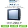 fanless panel pc industrial 12,1 lcd resistiv touch advantech ppc-6121
