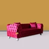 sofa ruang tamu desain terbaru warna mewah kerajinan kayu