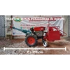 mesin panen jagung berbasis traktor roda dua mesin di depan