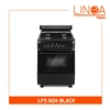 linea teka lfs 604 black freestanding cooker 60cm(kompor gas freestan)