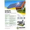 solar home system 800wp - 4000watt / hari
