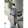 asbak tempat sampah stainless medium single hole 75lt, atsmsh - 91073