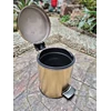 pedal bin stainless gold 7 ltr plastic bucket, tempat sampah - 91090-2