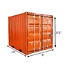 container dry 10 feet