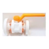 ball valve polypropylene 1.5 inci flange universal standard - 40 mm-1