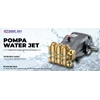 water jet cleaning - hydrotest pump 500 bar 21 lpm origin italy
