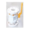 ball valve polypropylene 3 inci flange jis 10k - 80 mm