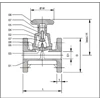 diaphragm valve pp 2.5 inci flange ansi b.16.5 class #150 - 65 mm-3