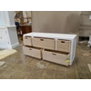 cabinet minimalis warna putih laci rotan kerajinan kayu-2