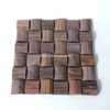 wall cladding log rosewood, natural wood wall cladding, kerajinan kayu