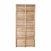 horizontal wood screen, wood fence home decoration, kerajinan kayu-1