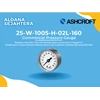 ashcroft commercial pressure gauge 0-160 psi (25-w-1005-h-02l-160)