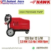 hydrotest pump 120 bar 2,5 kw 12 lpm hawk pump italy