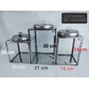 toples segi kerupuk jadul kaca stainless-2