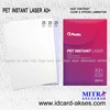 kertas pvc bahan id card pet instant laser a3+ 0.76mm