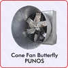 cone fan butterfly punos 50