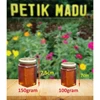 madu sarang / honey comb / pure honey kemasan hexagonal kaca