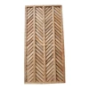 high quality wood screen kruing, wood panels wave pattern design-5