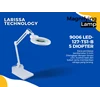 magnifying lamp 9006 led-127-ts1-b - 5 diopter
