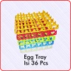 tempat telur plastik - eggtray isi 36 butir