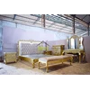 kamar set klasik mewah elegant warna gold kerajinan kayu-1
