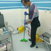 cleaning service swiping moping area ruangan vaksin di tendean - jakar