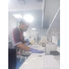 office boy/girl dusting ruangan analisa laboratorium
