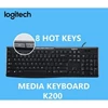 keyboard logitech k200