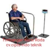 timbangan kursi roda - wheelchair scales merk sayaki-3