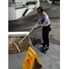 cleaning service pengeringan air luar pos security di widya chandra