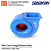 mini centrifugal blower blue