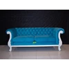 sofa ruang tamu desain cantik warna biru kerajinan kayu-1
