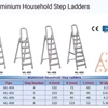 tangga aluminium ml 405 dalton aluminium household ladder 5 steps