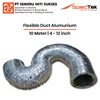 flexible duct aluminium blower support