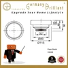 germany brilliant smart floor drain round gbs08-2