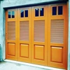pintu garasi lipat minimalis kayu dan besi samarinda-4