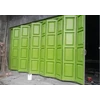 pintu garasi besi dan kayu berkualitas harga murah pekanbaru riau-3