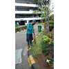 perawatan taman bersihkan halaman depan di amartapura 26/04/2022