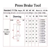 press brake tooling die 1v301