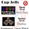 cup jelly merak 70 ml / gelas plastik / cup puding-1