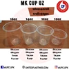 mk cup oz / gelas plastik mk