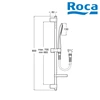 roca shower sets and kits - sensum square 130 shower kit 2 fungsi-1