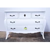 meja cabinet minimalis modern laci 5 warna white kerajinan kayu-2