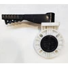 butterfly valve polypropylene 3 inci flange universal standard - 80 mm