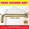 head shower arm 40 cm stainless steel toto grohe american standard-3
