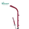 wasser cy5 rain shower column hose hand shower bracket red
